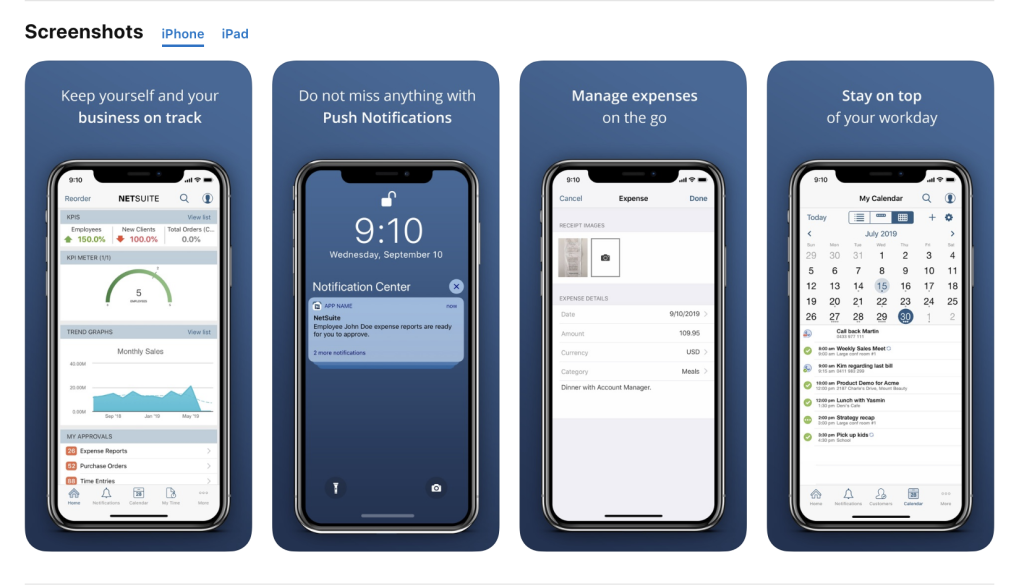 NetSuite Mobile App