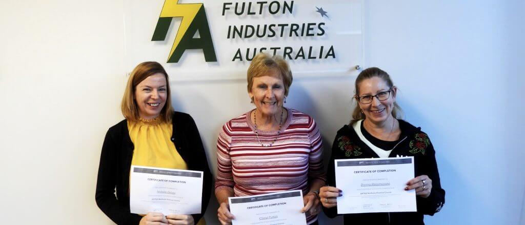 Fulton Industries Australia – Staff Completes AVT ART01, ART02, ART03 NetSuite Training Courses